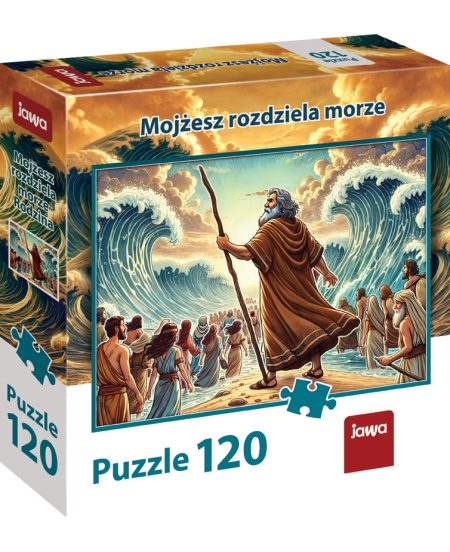 "Mojżesz rozdzielający morze" puzzle 120- elementów